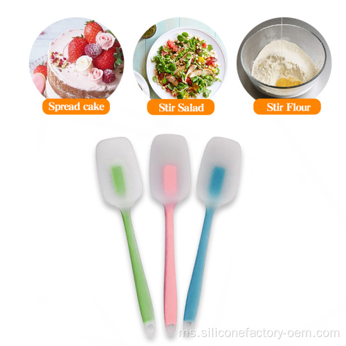 Pengikis silikon makanan silikon non-stick cream scraper